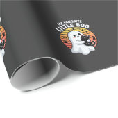 Halloween Geest Kleine Boe Kat Cadeaupapier (Rol Hoek)