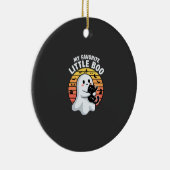 Halloween Geest Kleine Boe Kat Keramisch Ornament (Rechts)