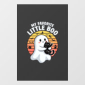 Halloween Geest Kleine Boe Kat Raamsticker (Vel)