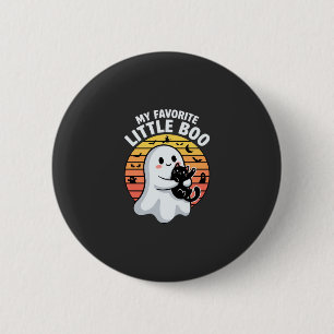 Halloween Geest Kleine Boe Kat Ronde Button 5,7 Cm