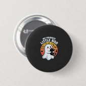 Halloween Geest Kleine Boe Kat Ronde Button 5,7 Cm (Voorkant /achterkant)