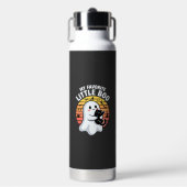 Halloween Geest Kleine Boe Kat Waterfles (Voorkant)