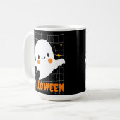Halloween geest koffiemok (Voorkant links)
