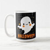 Halloween geest koffiemok (Links)