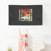 Halloween Geest Komt Spokenhuis Spandoek (Insitu)