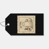 Halloween Geest Lantaarn – “Hey Boo” Cadeaulabel (Achterkant Horizontaal)