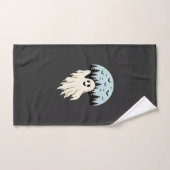 Halloween Geest Maan Bos Ontwerp_1 Handdoek (Handdoek)