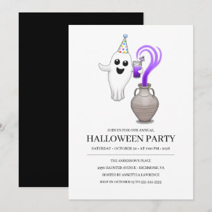 Halloween Geest Magische Feest Kaart