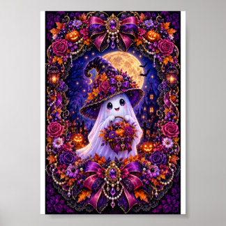 Halloween Geest – Magische Geheime Nacht Muurkunst Poster