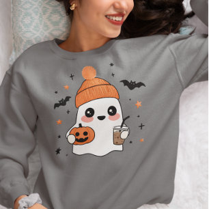 Halloween Geest met IJskoude Koffie Trui
