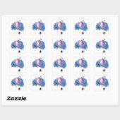 HALLOWEEN Geest Met Spin Vierkante Sticker (Vel)