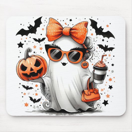 Halloween Geest Muismat (Voorkant)