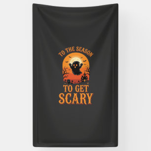 Halloween Geest Naar Het Seizoen Om Schrikbarend T Spandoek