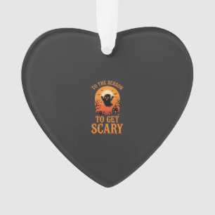 Halloween Geest Naar Het Seizoen Om Schrikwekkend Ornament