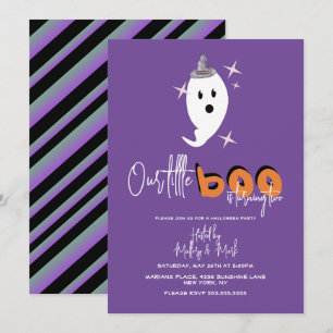 Halloween Geest Onze Kleine Boe Uitnodiging
