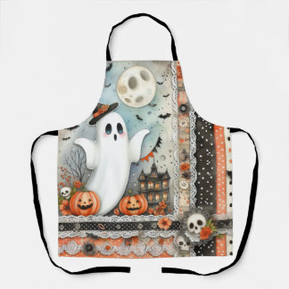 Halloween Geest Patchwork Schort