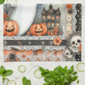 Halloween Geest Patchwork Theedoek (Gevouwen)