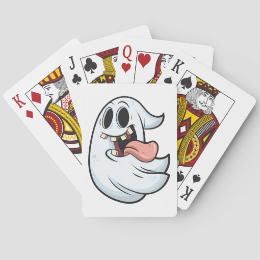 Halloween geest pokerkaarten (Achterkant)