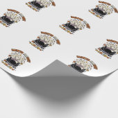 Halloween Geest Pompoen Crew Cadeaupapier (Hoek)