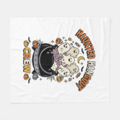 Halloween Geest Pompoen Crew Fleece Deken (Voorkant (Horizontaal))