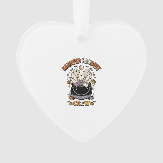 Halloween Geest Pompoen Crew Ornament (voorkant)