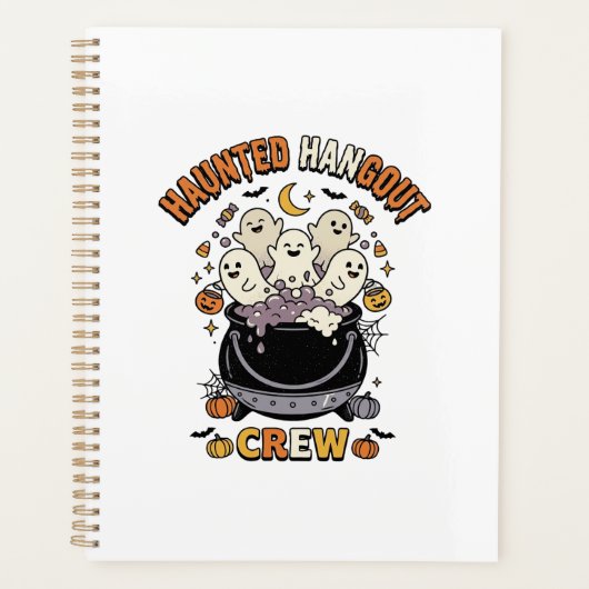 Halloween Geest Pompoen Crew Planner (Voorkant)
