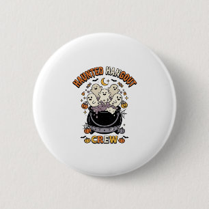 Halloween Geest Pompoen Crew Ronde Button 5,7 Cm