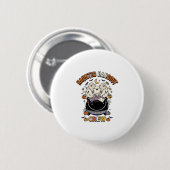 Halloween Geest Pompoen Crew Ronde Button 5,7 Cm (Voorkant /achterkant)