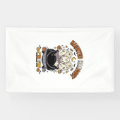 Halloween Geest Pompoen Crew Spandoek (Horizontaal)