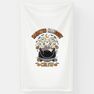 Halloween Geest Pompoen Crew Spandoek