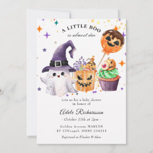 Halloween Geest Pompoen Cupcake Kaart