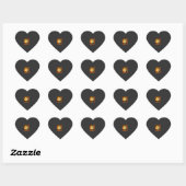 Halloween Geest Pompoen Geheime Boom Hart Sticker (Vel)