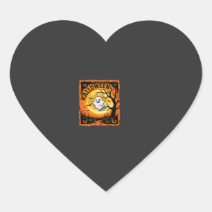Halloween Geest Pompoen Geheime Boom Hart Sticker