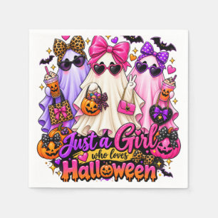 Halloween Geest & Pompoen Griezelfeest Servetten