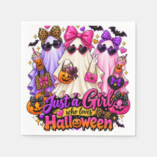 Halloween Geest & Pompoen Griezelfeest Servetten
