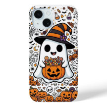 Halloween Geest Pompoen Snoep Patroon Heks 