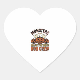 Halloween Geest Pompoen Vintage Gravure Grappige T Hart Sticker