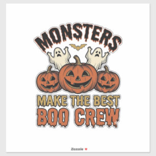 Halloween Geest Pompoen Vintage Gravure Grappige T Sticker