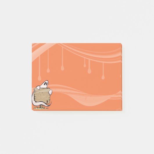 Halloween geest post-it® notes (Voorkant)