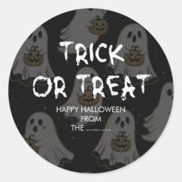 Halloween Geest Ronde Sticker