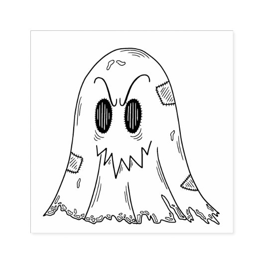 Halloween Geest Rubberstempel (Afrduk)