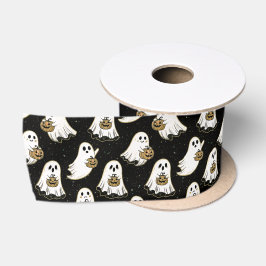 Halloween Geest Satijnen Lint