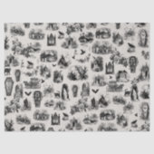 Halloween Geest Skelet Spook Toilet Tissuepapier (Voorkant)