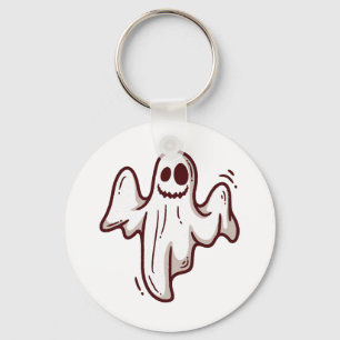 Halloween geest sleutelhanger