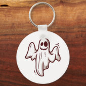 Halloween geest sleutelhanger (Voorkant)