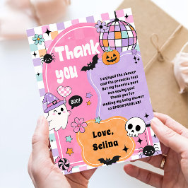 Halloween Geest Spoken Bedankkaart