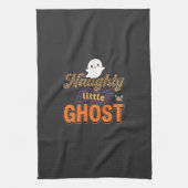 Halloween Geest Stout Klein Geest Ontwerp Theedoek (Verticaal)