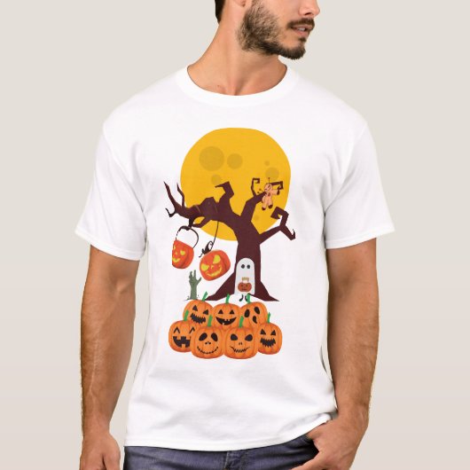 Halloween Geest T-shirt (Voorkant)