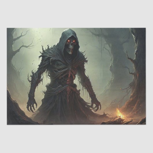 Halloween Geest Tissuepapier (Voorkant)