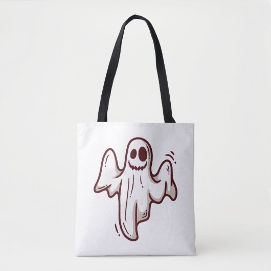Halloween geest tote bag (Voorkant)